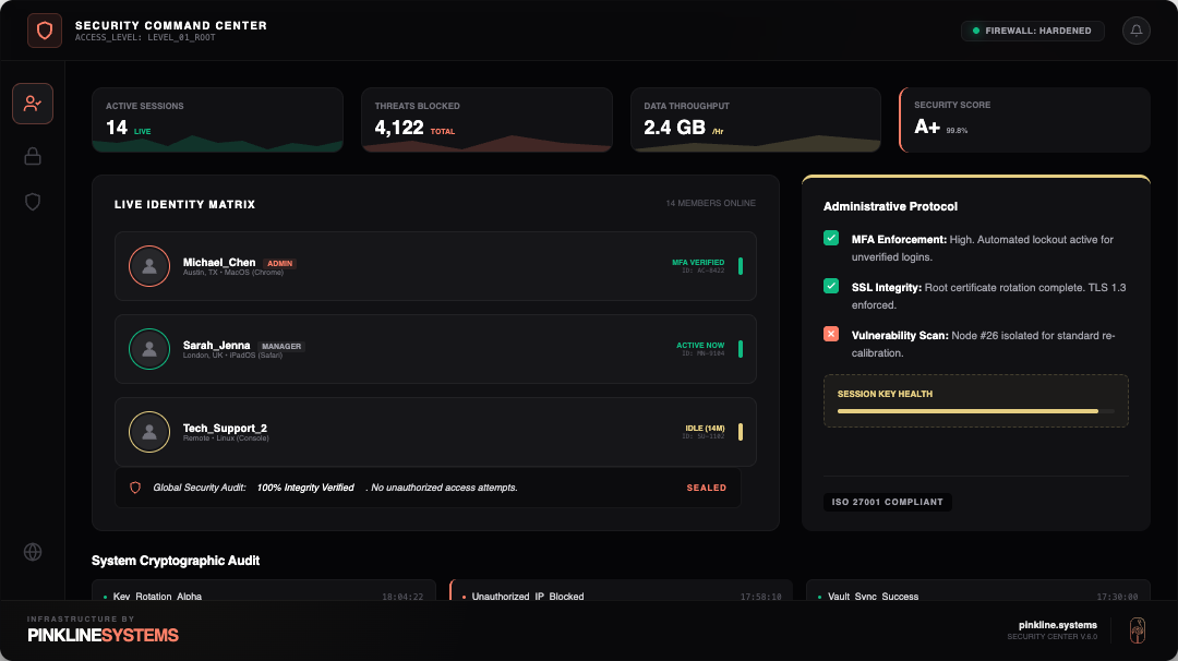 crm administration dashboard